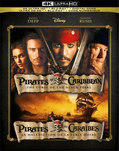 Пираты Карибского моря: Проклятие Черной жемчужины / Pirates of the Caribbean: The Curse of the Black Pearl (2003) UHD BDRemux 2160p от селезень | 4K | HDR | Лицензия