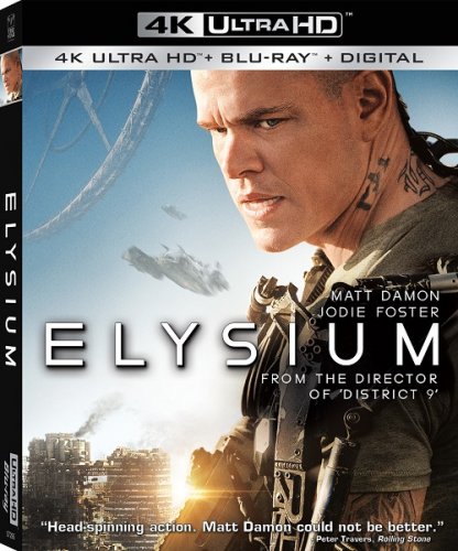 Постер к фильму Элизиум: Рай не на Земле / Elysium (2013) UHD Blu-Ray EUR 2160p | 4K | HDR | Лицензия