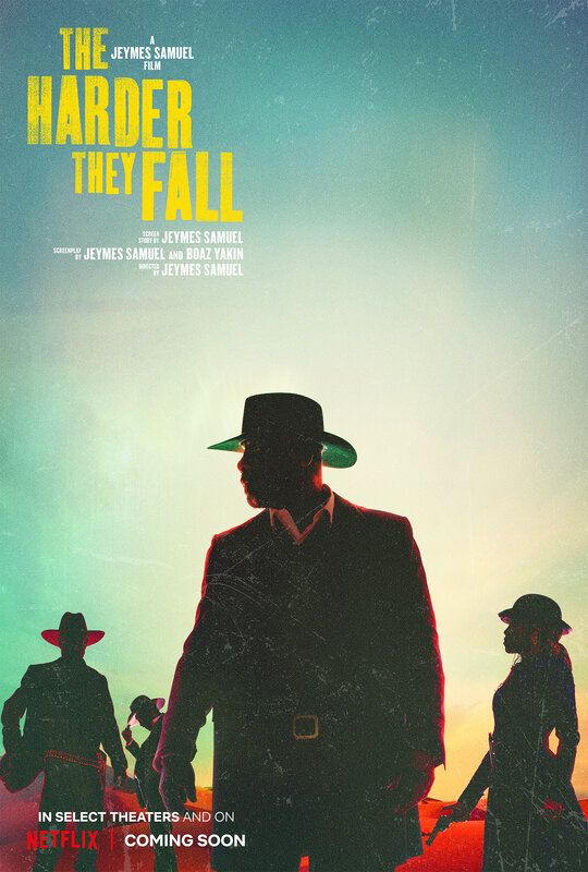 Постер к фильму Тем больнее падать / The Harder They Fall (2021) WEB-DL-HEVC 1080p от селезень | HDR | Netflix