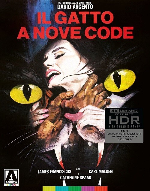 Постер к фильму Кошка о девяти хвостах / Il Gatto a nove code / The Cat O'Nine Tails (1971) UHD BDRemux 2160p от селезень | 4K | HDR | Dolby Vision Profile 8 | P