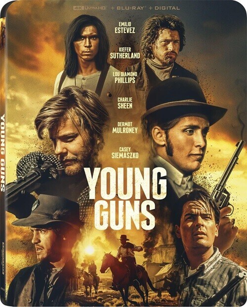 Постер к фильму Молодые стрелки / Young Guns (1988) UHD BDRemux 2160p от селезень | 4K | HDR | Dolby Vision Profile 8 | P