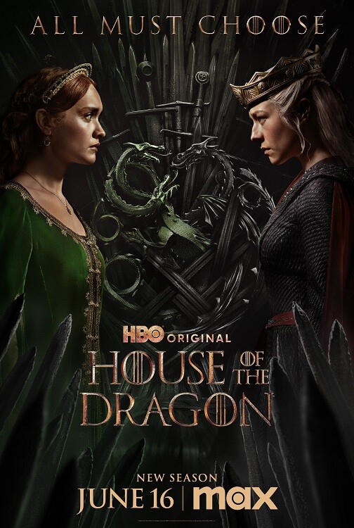 Постер к фильму Дом Дракона / House of the Dragon [02x01-02 из 08] (2024) WEB-DLRip-AVC от DoMiNo & селезень | D, P