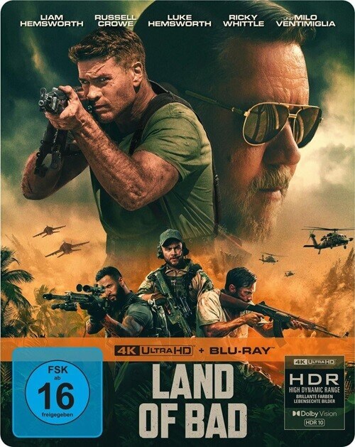 Постер к фильму Территория зла / Land of Bad (2024) UHD BDRemux 2160p от селезень | 4K | HDR | Dolby Vision Profile 7 | D